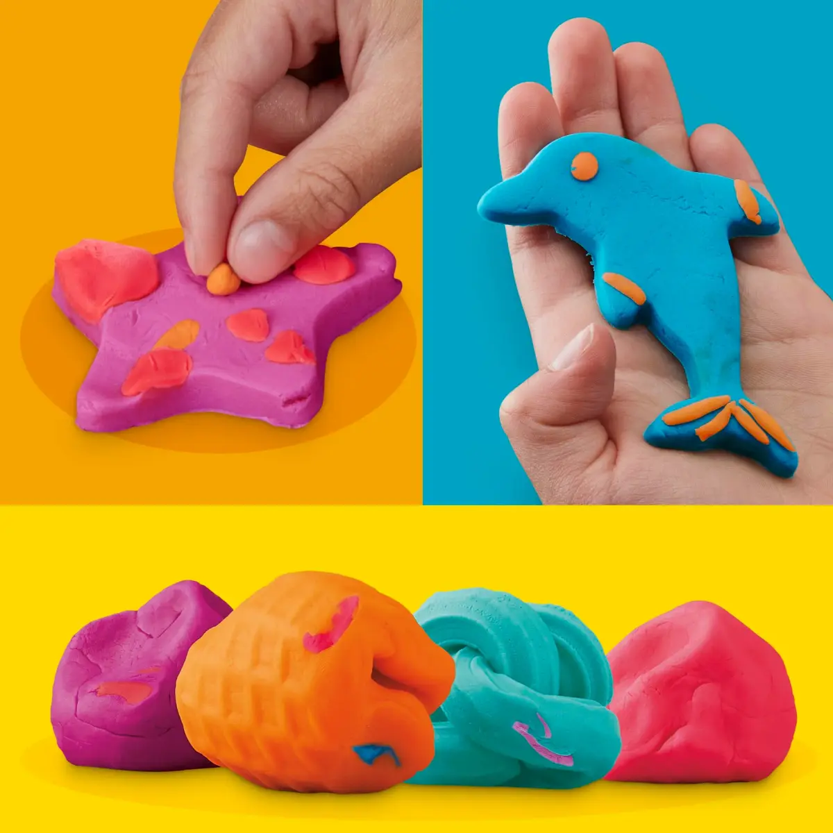 Play-Doh Bulk Handout 42-Pack of 1-Ounce Modeling Compound Cans | Assorted Colors, Non-Toxic, Value Pack - view 6