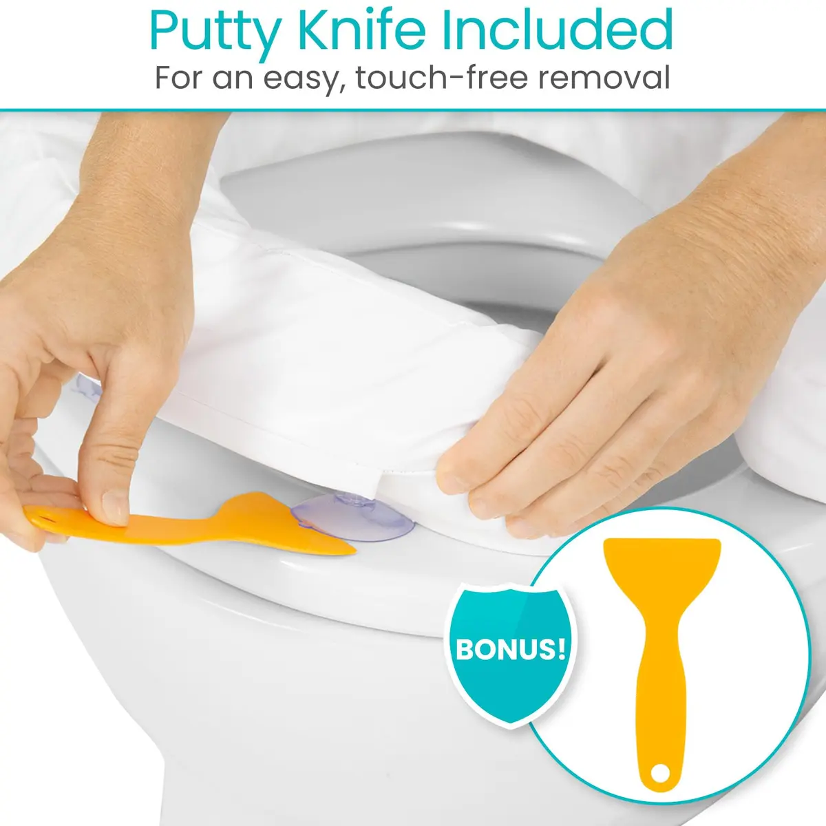 Vive Toilet Seat Cushion 2" Height (5.1 cm) - Soft Foam Padded for Standard & Elongated Seats - view 7