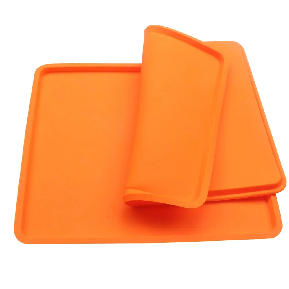BAKER DEPOT Silicone Baking Mat 2 pcs | Nonstick Pastry & Cake Rug for Oven & Microwave - main product image