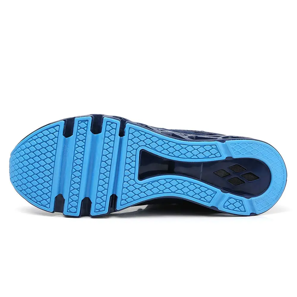 SKDOIUL Men's Running Sneakers Blue Size 13 | Breathable Mesh Athletic Walking Shoes - view 4