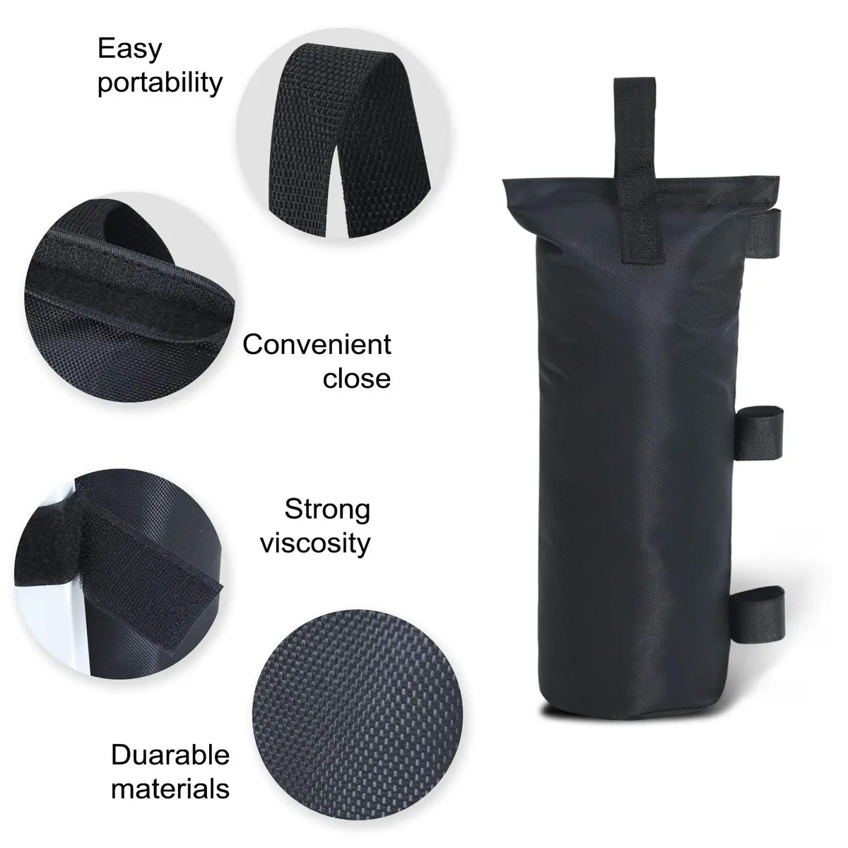 ABCCANOPY 100 LBS Canopy Weights Set of 4 | 45.36 kg (100 lb) Sand Bags for Gazebo Legs - view 3