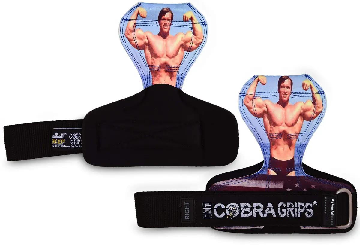 Cobra Grips PRO Arnold Leather Weight Lifting Gloves with Wrist Wraps - 5.5 - 8.75" Wrist - view 2