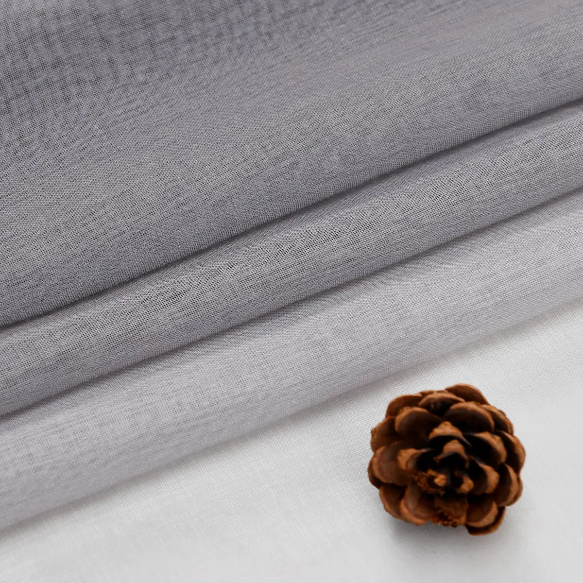 DWCN Grey Ombre Sheer Curtains 84 Inches Long | Elegant Light Diffusion for Living Room - view 6