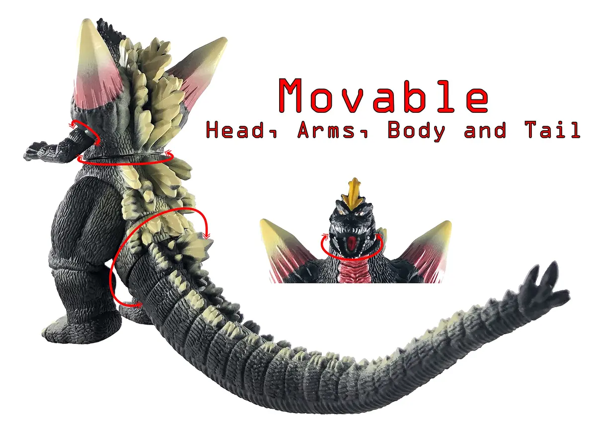 TwCare Space Godzilla Toy Action Figure 11 inch | Movie Monster Series Vinyl, Safe & Waterproof - view 4