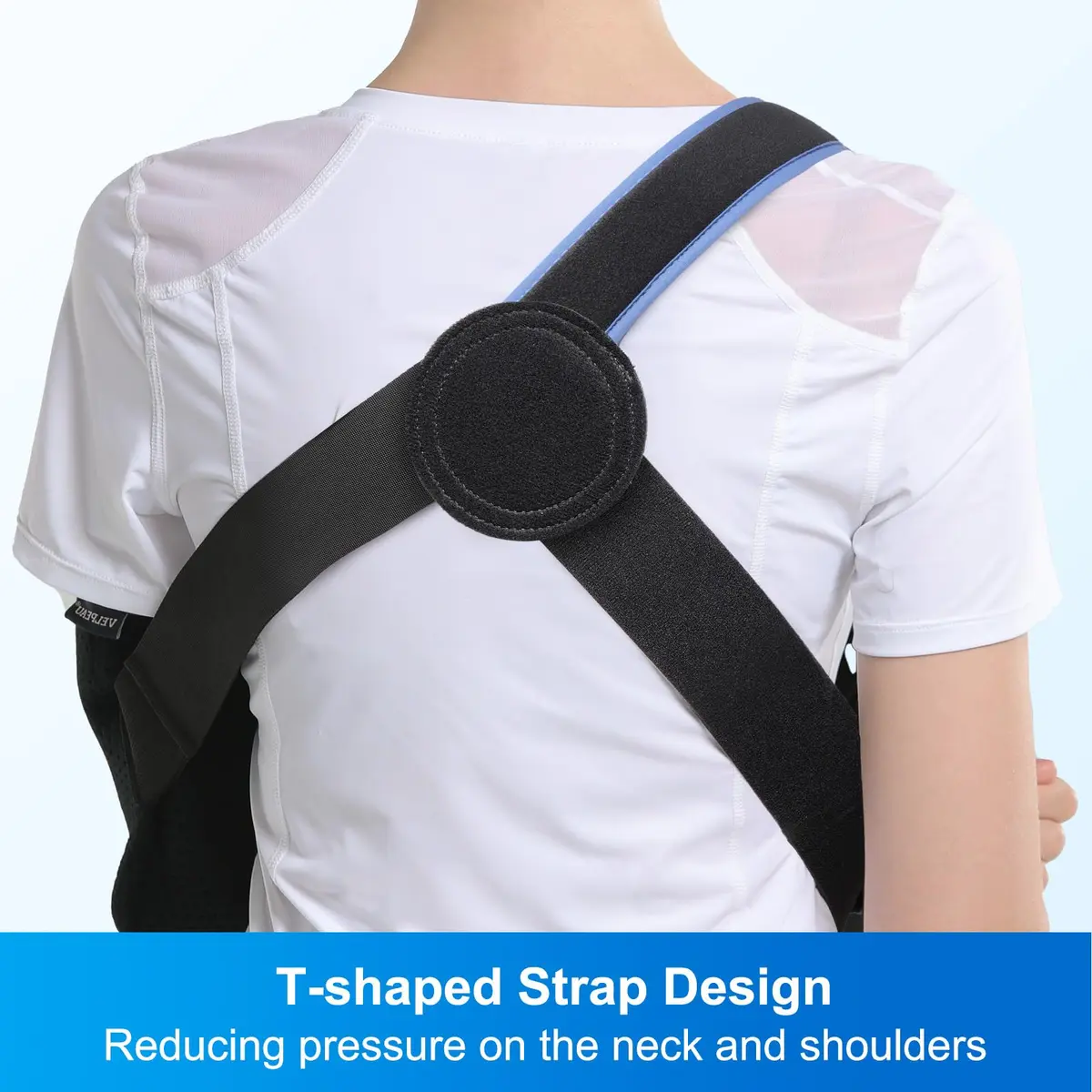Velpeau Medical Arm Sling Shoulder Immobilizer XL (119.4cm Underbust) | T-Shaped Strap for Stability - view 4