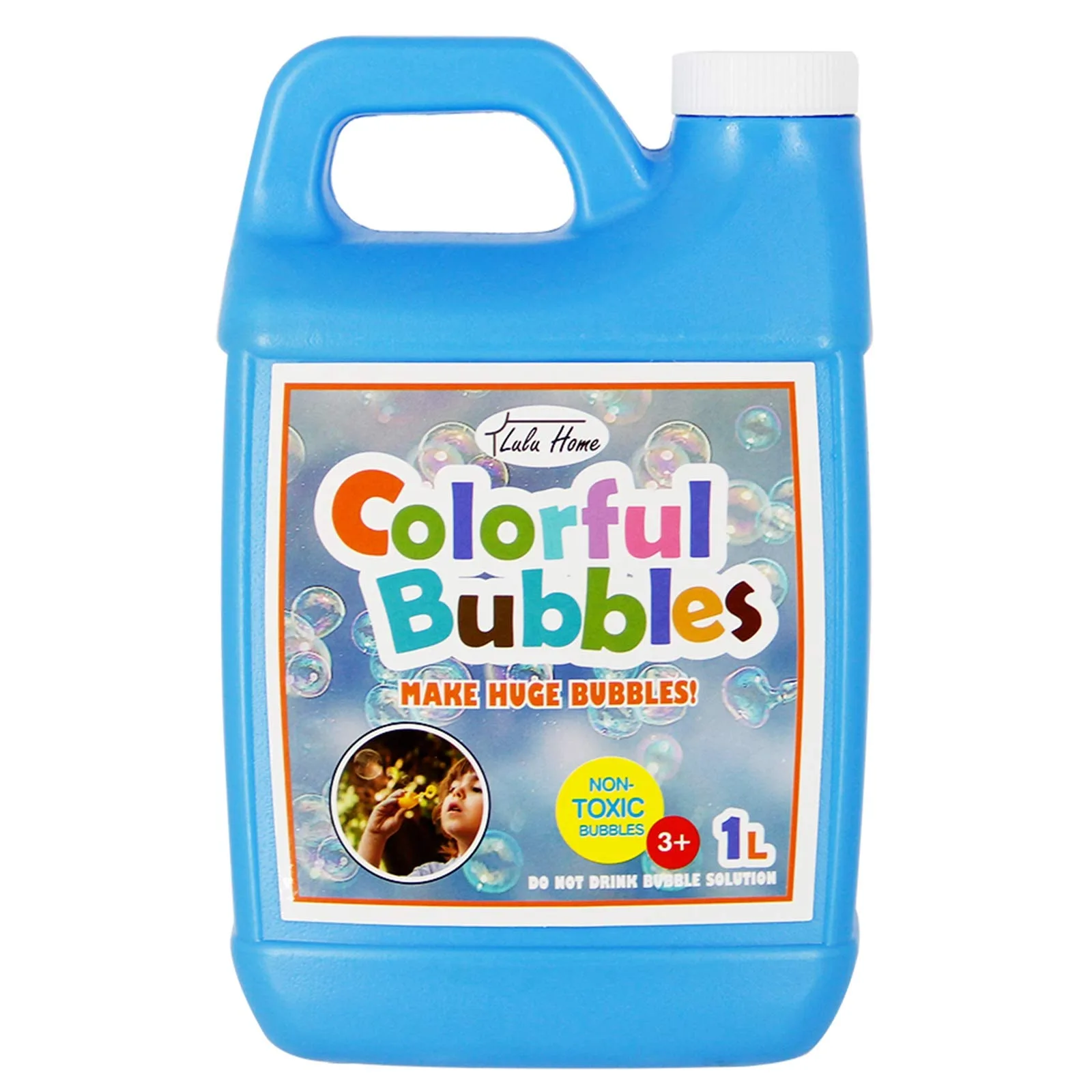Lulu Home Concentrated Bubble Solution Refill (1 L / 33.8 OZ) | USA Import for Giant Bubbles & Machines - main product image