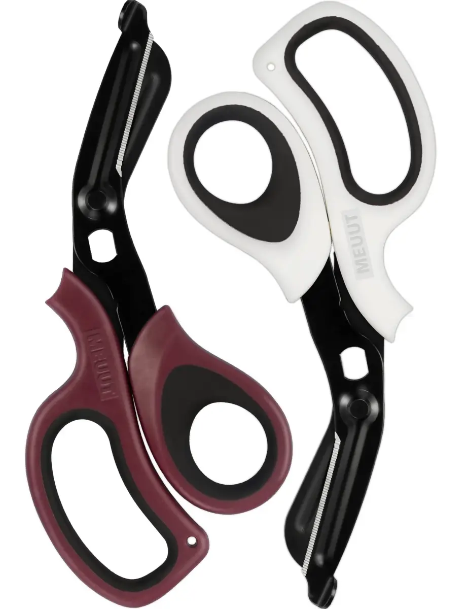 MEUUT Medical Trauma Shears 2-Pack 20.3 cm (8 Inch) | Sharp Stainless Steel Blades for Nurses & EMTs - main product image