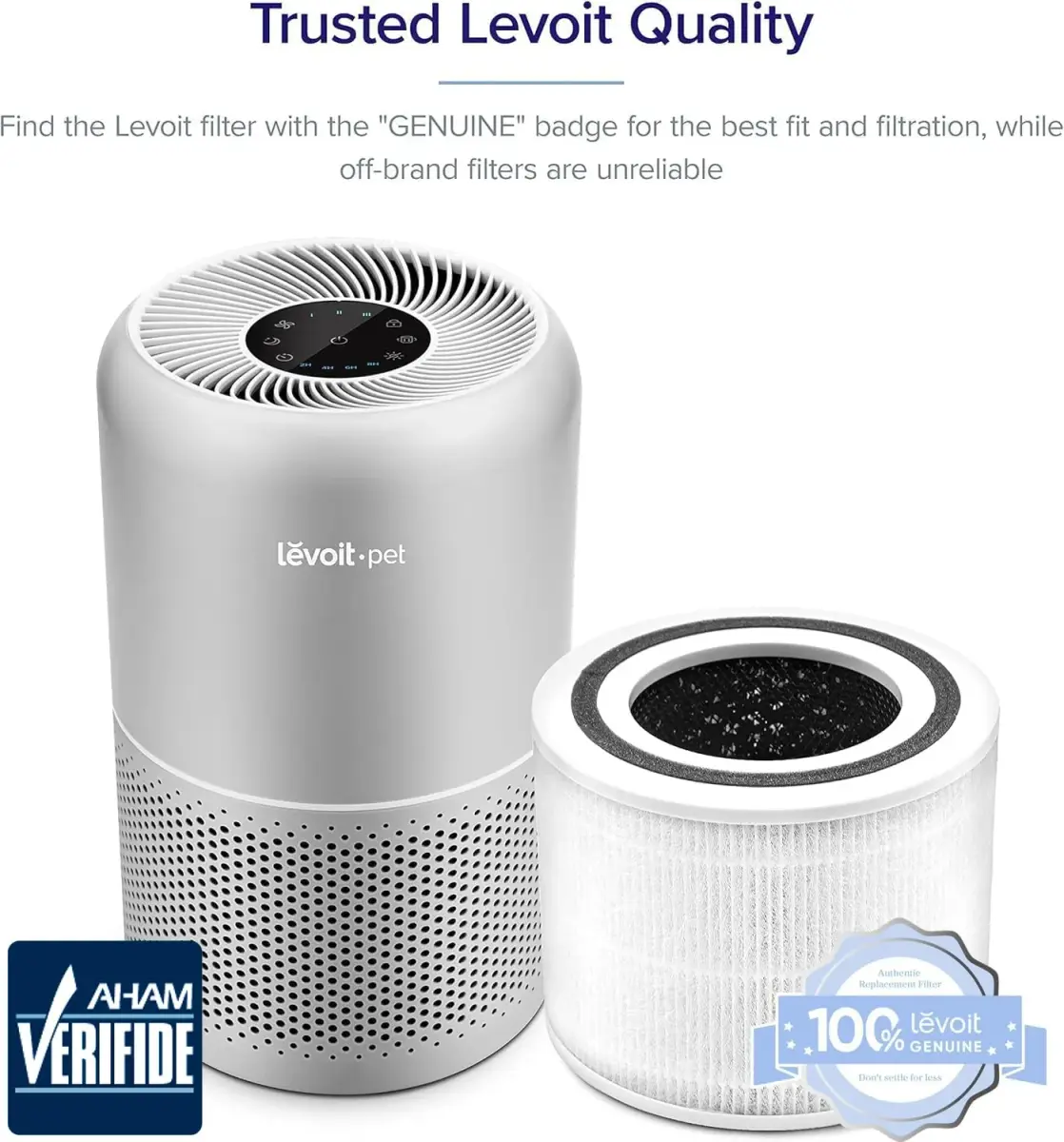 Levoit Core P350-P Air Purifier Replacement Filter 1 Pack | AHAM Verified HEPA Filter for Allergies, Odors, Smoke - view 2