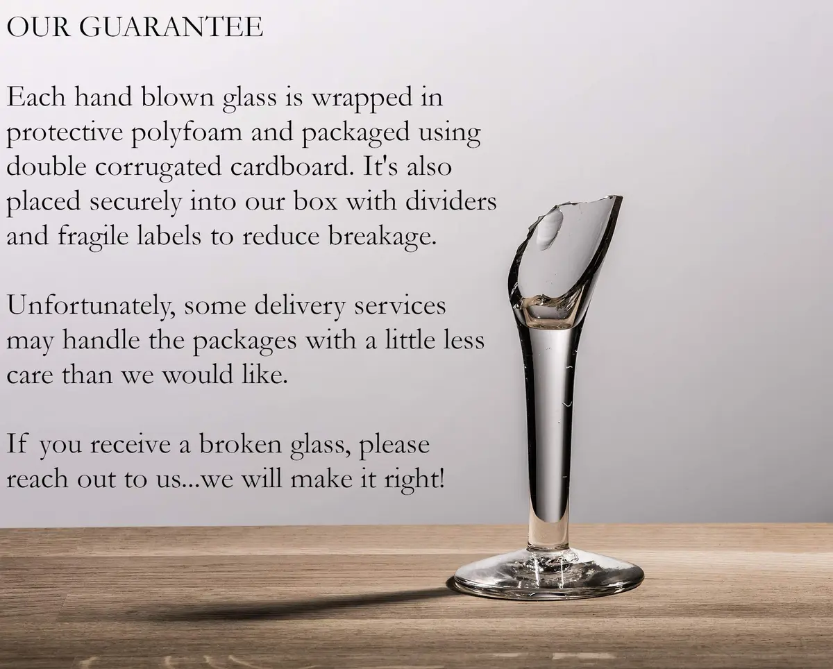 Dos Sueños Aqua Rim Margarita Glasses Set of 4 | Hand Blown Mexican Glassware - view 6