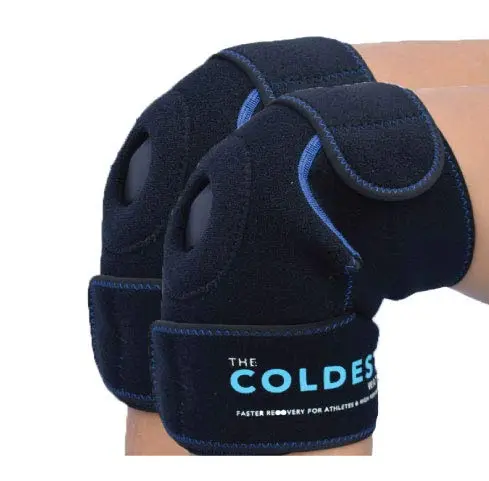 The Coldest Water Knee Ice Pack Wrap 2 Count (20 cm x 37 cm x 5 cm) | Accelerate Recovery with Reusable Compression Therapy - main product image