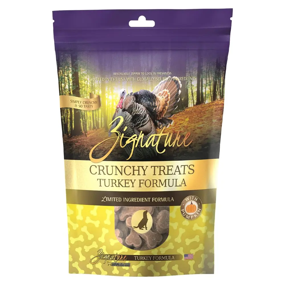 Zignature Turkey Limited Ingredient Formula Biscuit Dog Treats 12oz | Wholesome, Grain-Free, Perfect for Sensitive Dogs - main product image
