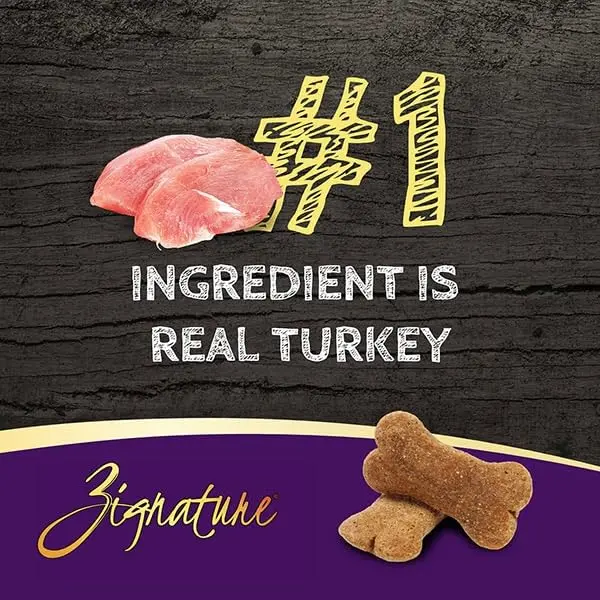 Zignature Turkey Limited Ingredient Formula Biscuit Dog Treats 12oz | Wholesome, Grain-Free, Perfect for Sensitive Dogs - view 4