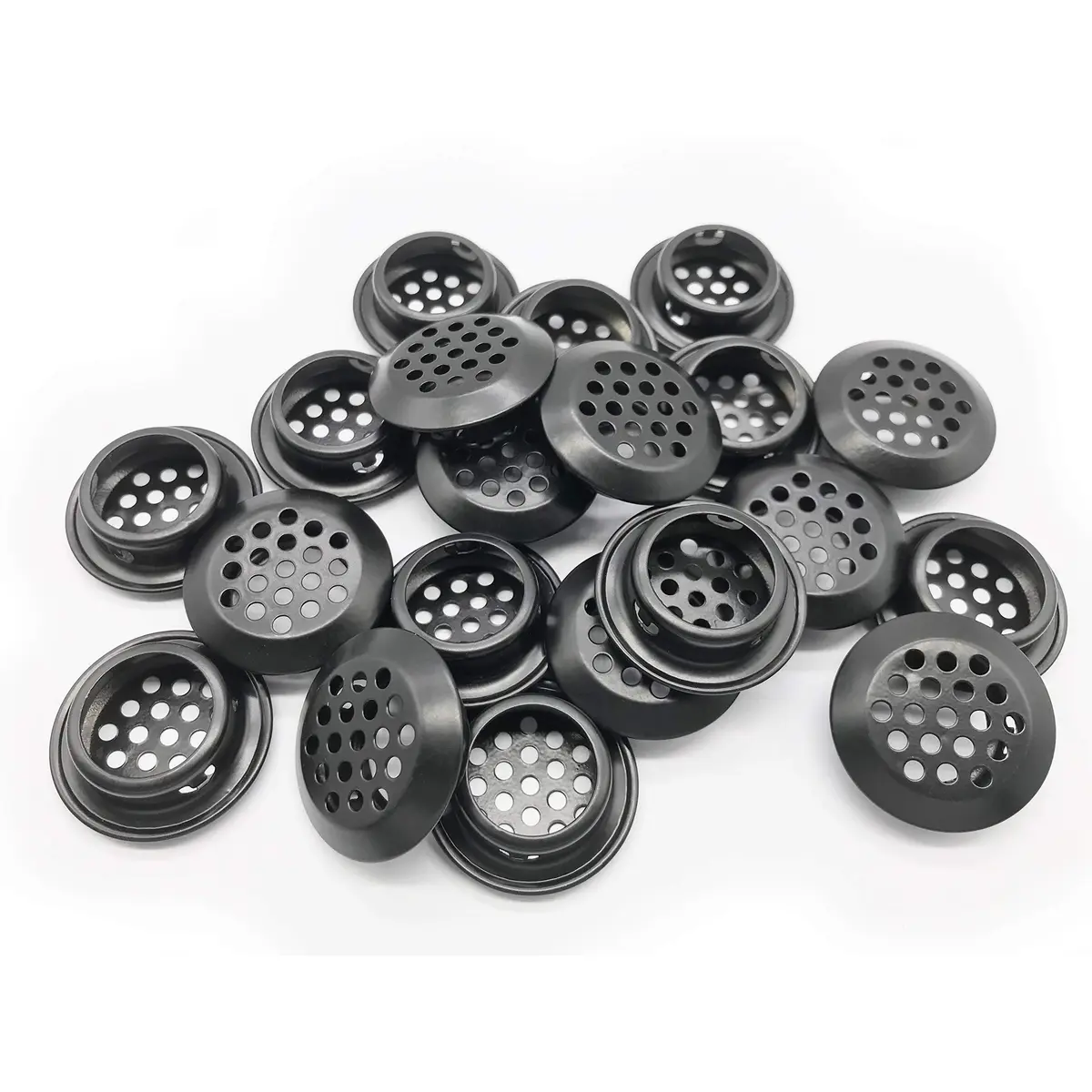 NACX 20Pcs Air Vents 25mm | Stainless Steel Round Vent Mesh for Cabinets & Wardrobes - main product image