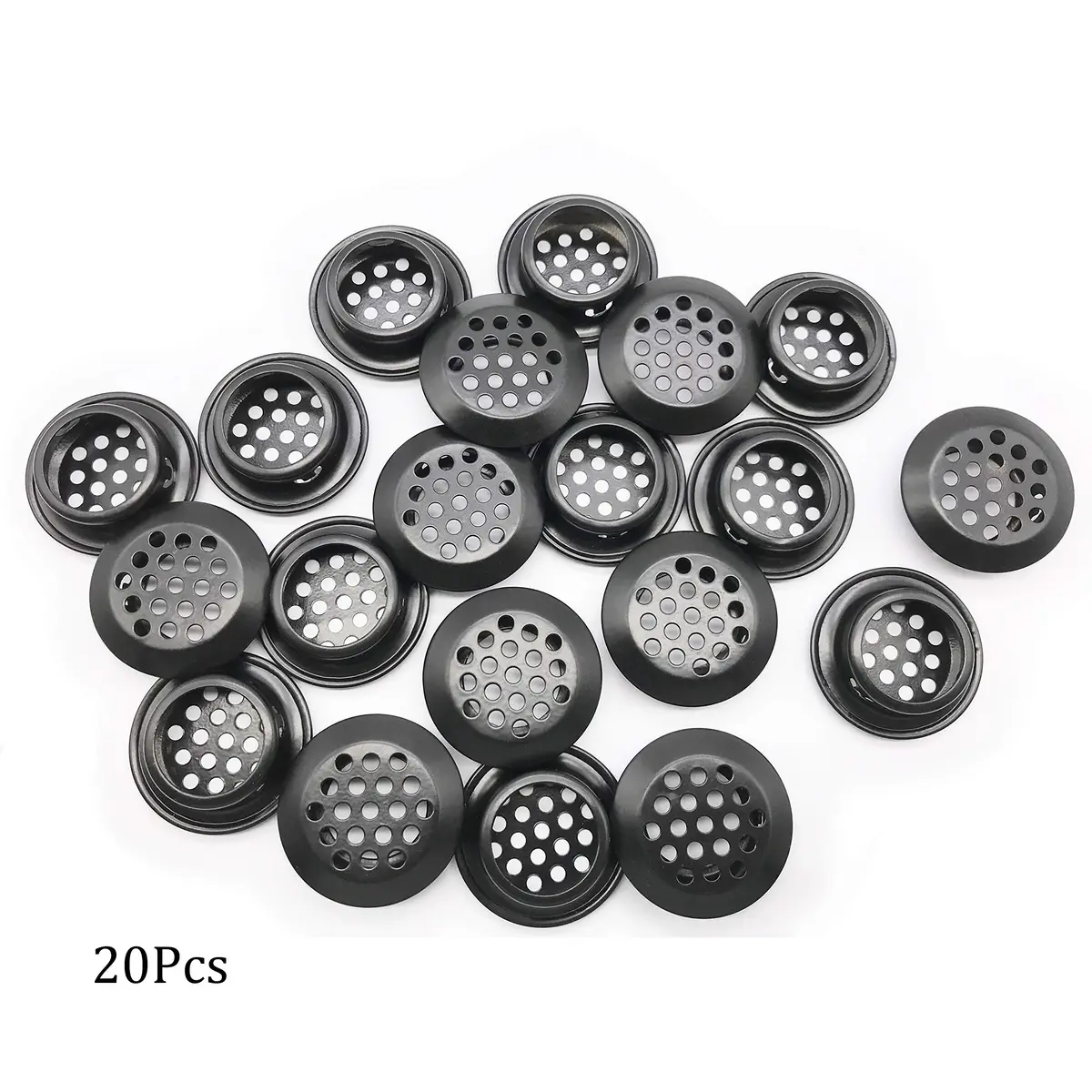 NACX 20Pcs Air Vents 25mm | Stainless Steel Round Vent Mesh for Cabinets & Wardrobes - view 3
