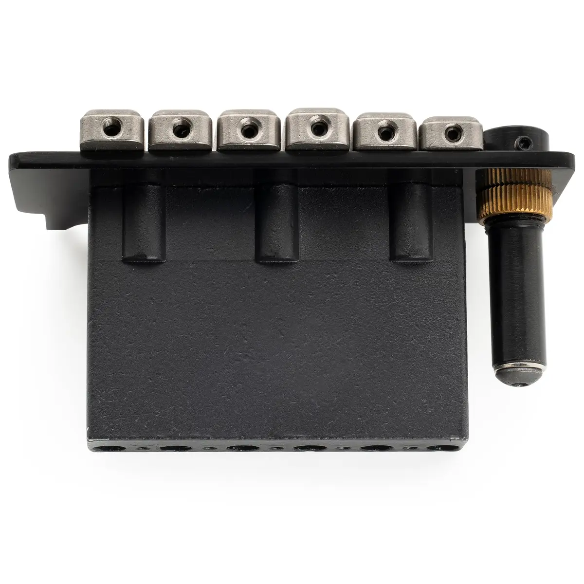 Musiclily Wilkinson WVS50IIK 52.5mm 2-Point Electric Guitar Tremolo Bridge, Black | Precision Steel Saddles & Full Assembly - view 4