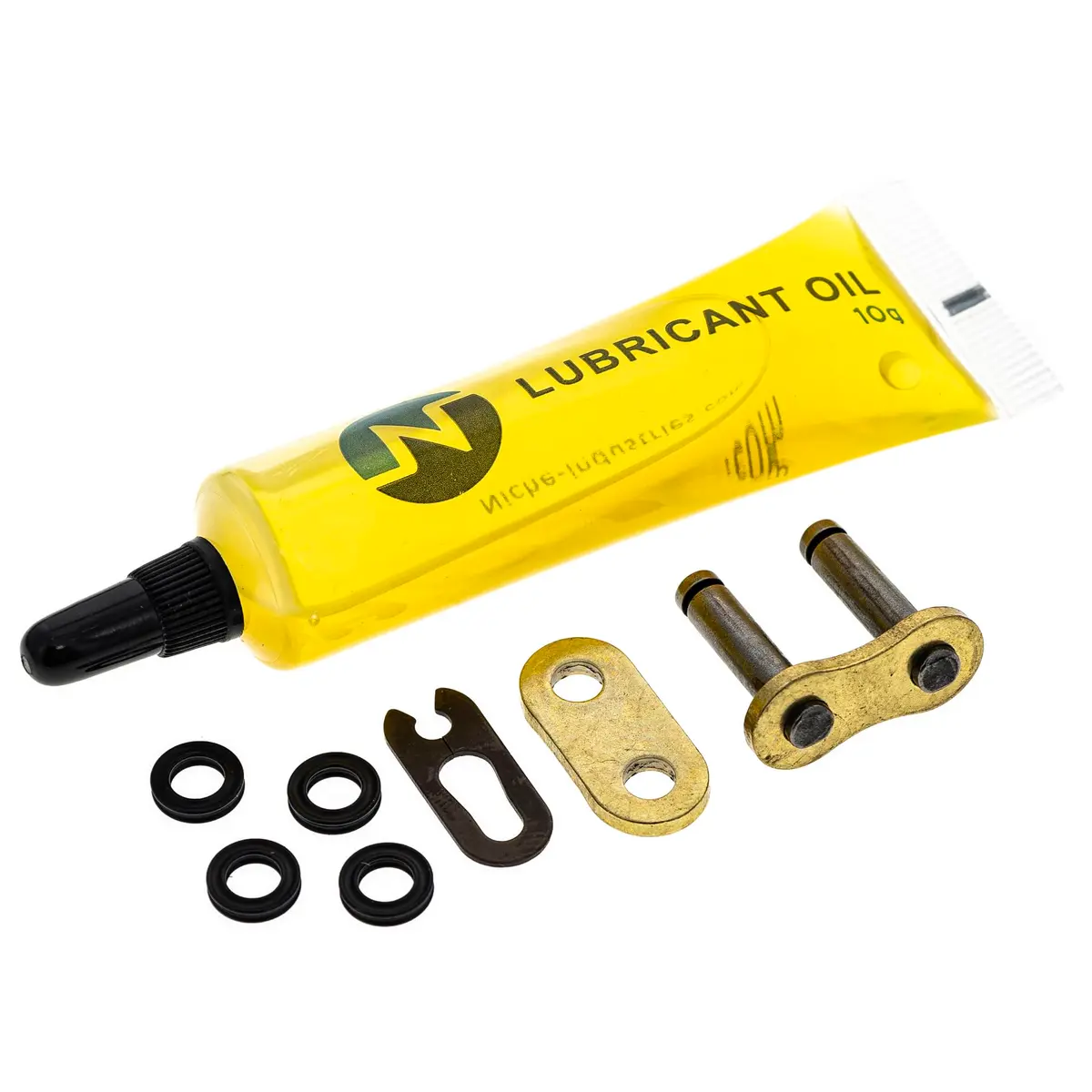 NICHE Drive Sprocket Chain Combo for Kawasaki KX100 Suzuki RM100 124 Links | Durable Steel & Perfect Fit - view 8