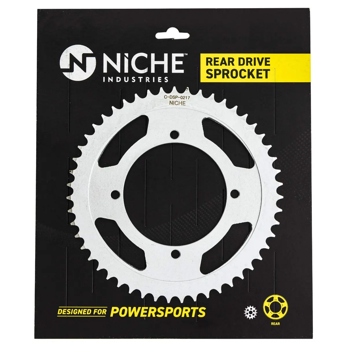 NICHE Drive Sprocket Chain Combo for Kawasaki KX100 Suzuki RM100 124 Links | Durable Steel & Perfect Fit - view 4