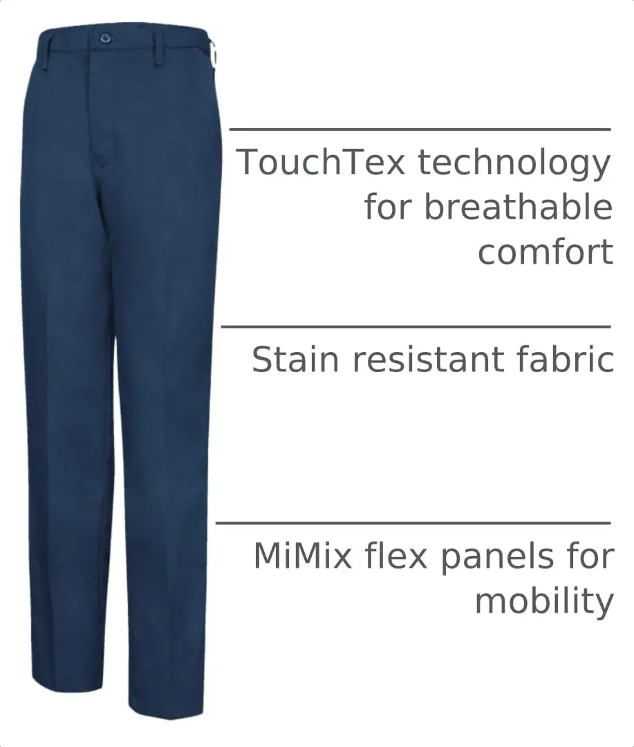 Red Kap Utility Pant with Mimix, Navy, 30W x 30L | Flex Panels & Color Retention - view 4