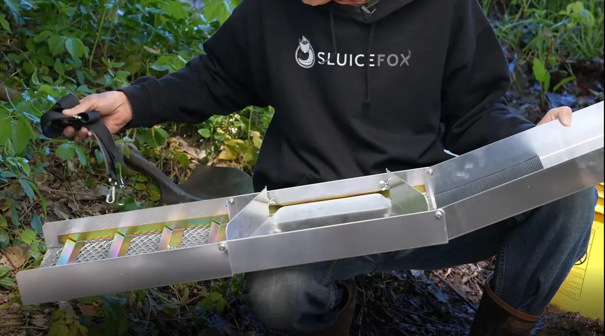 Sluice Fox Complete Gold Mining Kit | Portable 50 inch River Sluice Box & Prospecting Equipment - view 5