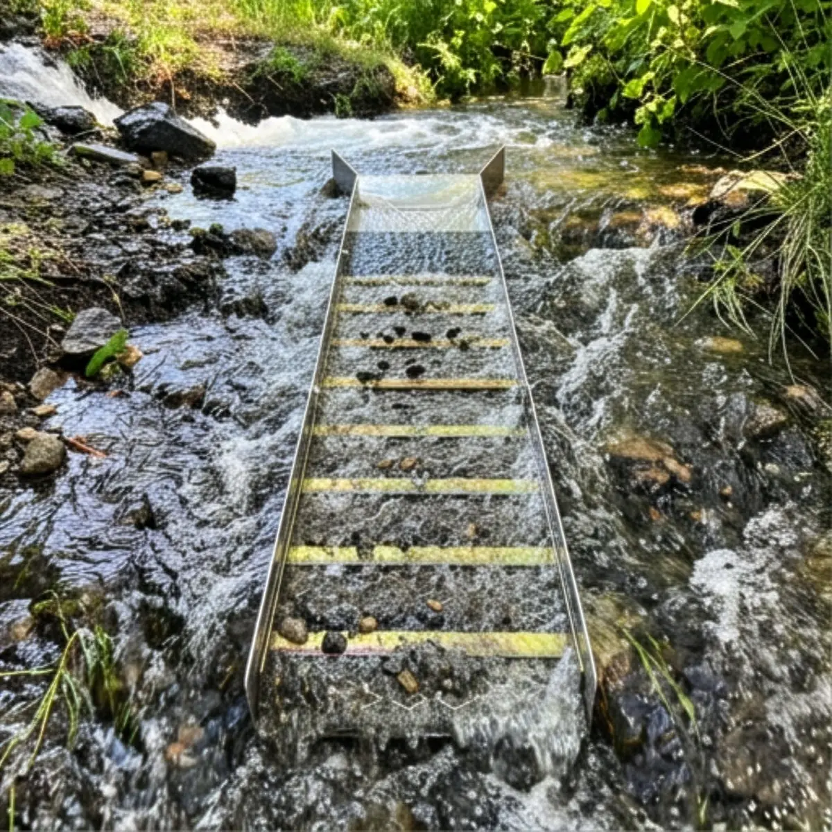 Sluice Fox Complete Gold Mining Kit | Portable 50 inch River Sluice Box & Prospecting Equipment - view 6