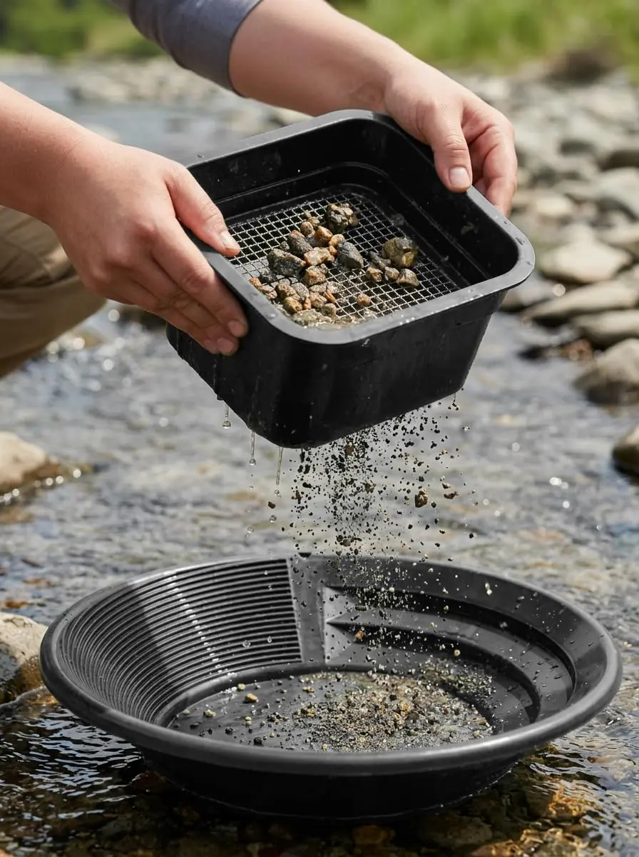 Sluice Fox Complete Gold Mining Kit | Portable 50 inch River Sluice Box & Prospecting Equipment - view 9