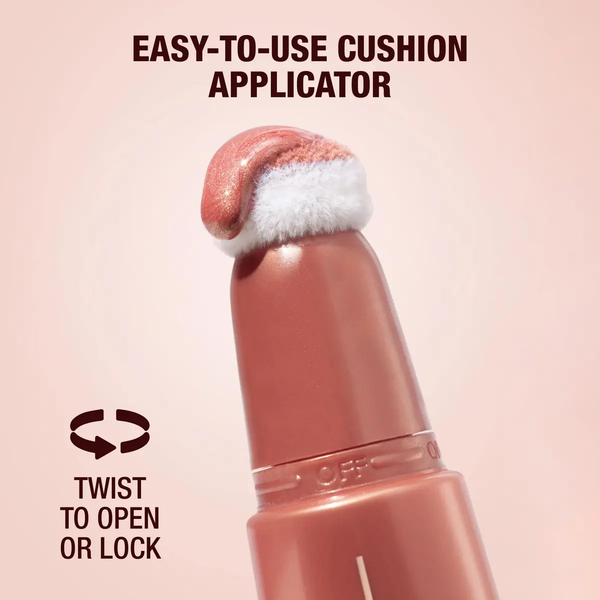 Charlotte Tilbury Beauty Light Wand - Liquid Highlighter Makeup 0.4 Fl Oz | Glowing, Buildable, Peachgasm - view 6