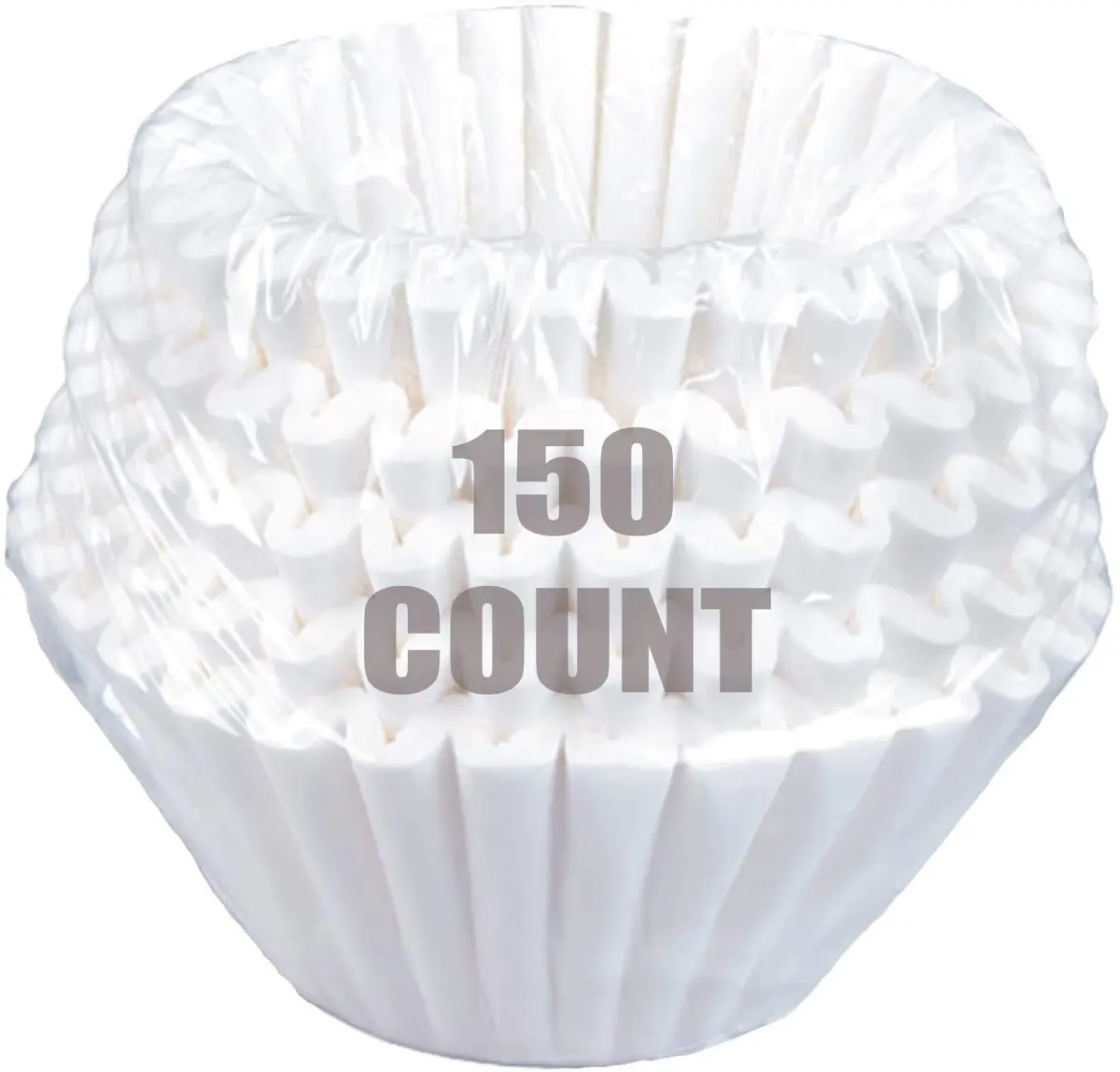 Divan Coffee Filters 8/12-Cup Size | Chlorine-Free Paper, 150/Pack - main product image