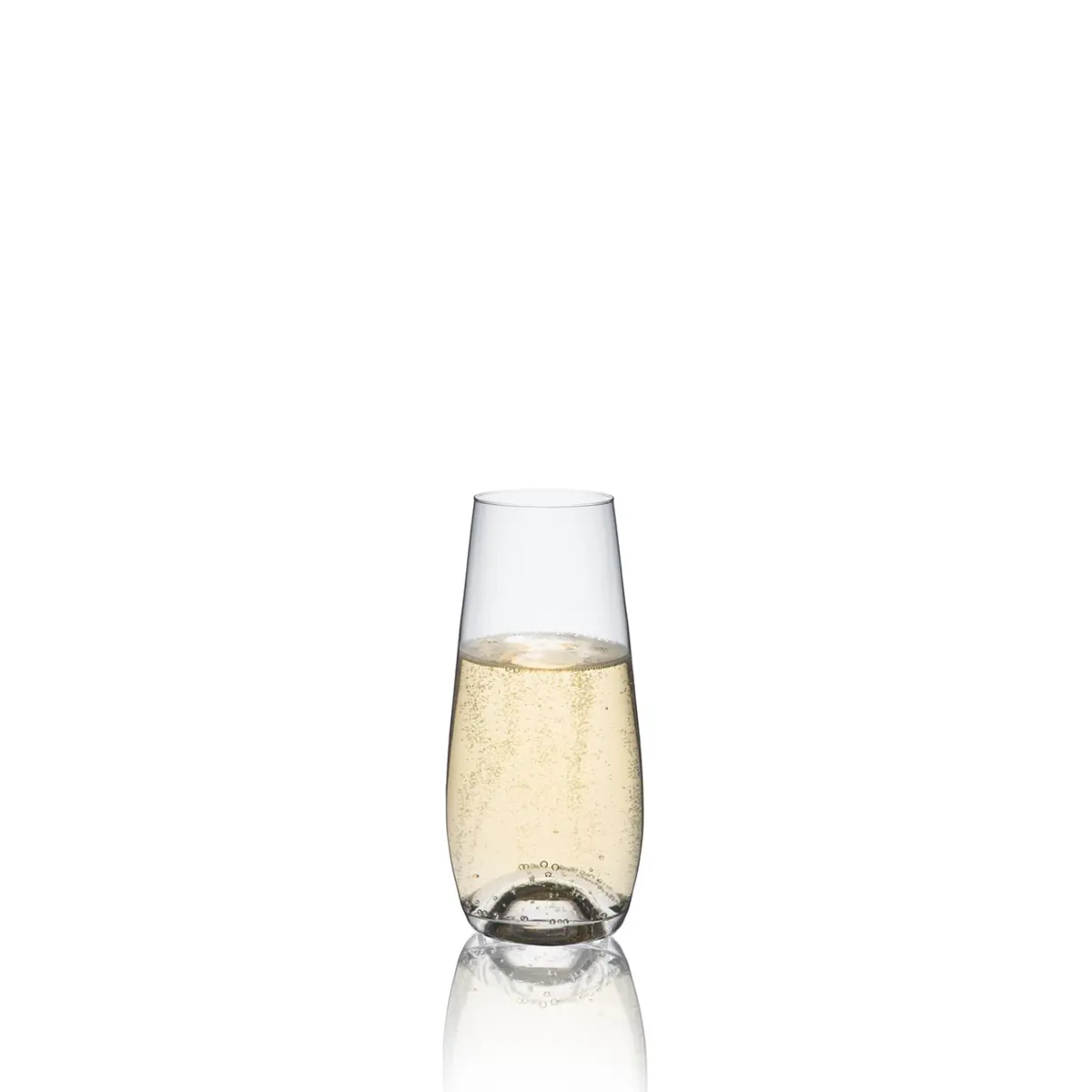 RONA Drink Master #6 Stemless Champagne Glass 9 oz | Lead-Free Crystal - view 3