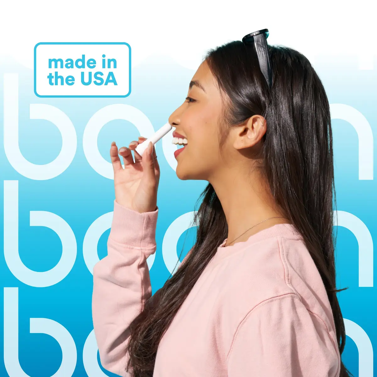 BoomBoom Nasal Stick, Essential Oils + Menthol Inhaler, Mint, 3 Pack | Natural Refreshment for Daily Wellness - view 3