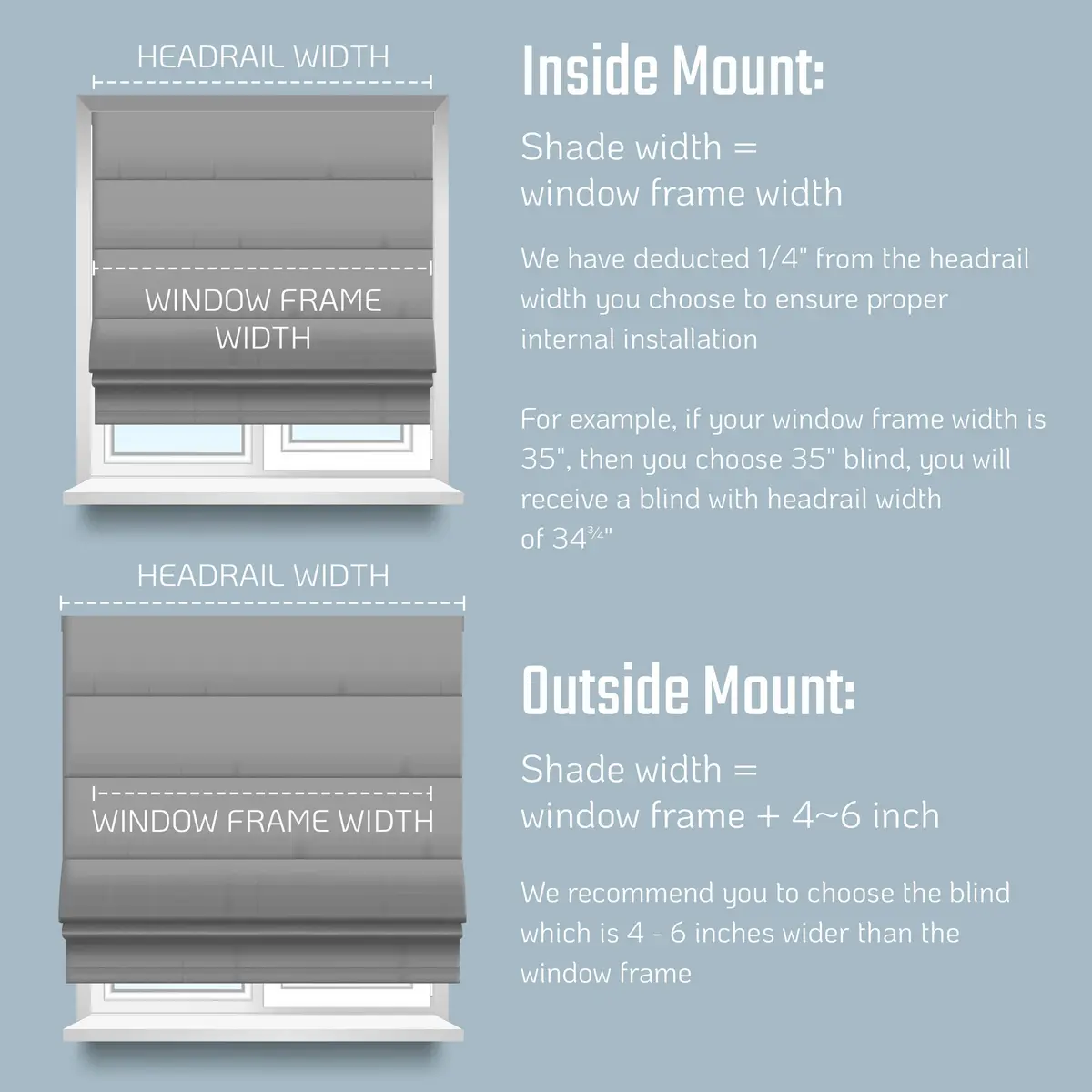 Everyday Celebration Roman Shades 23" W x 64" H | Room Darkening Cordless Window Treatment - view 6
