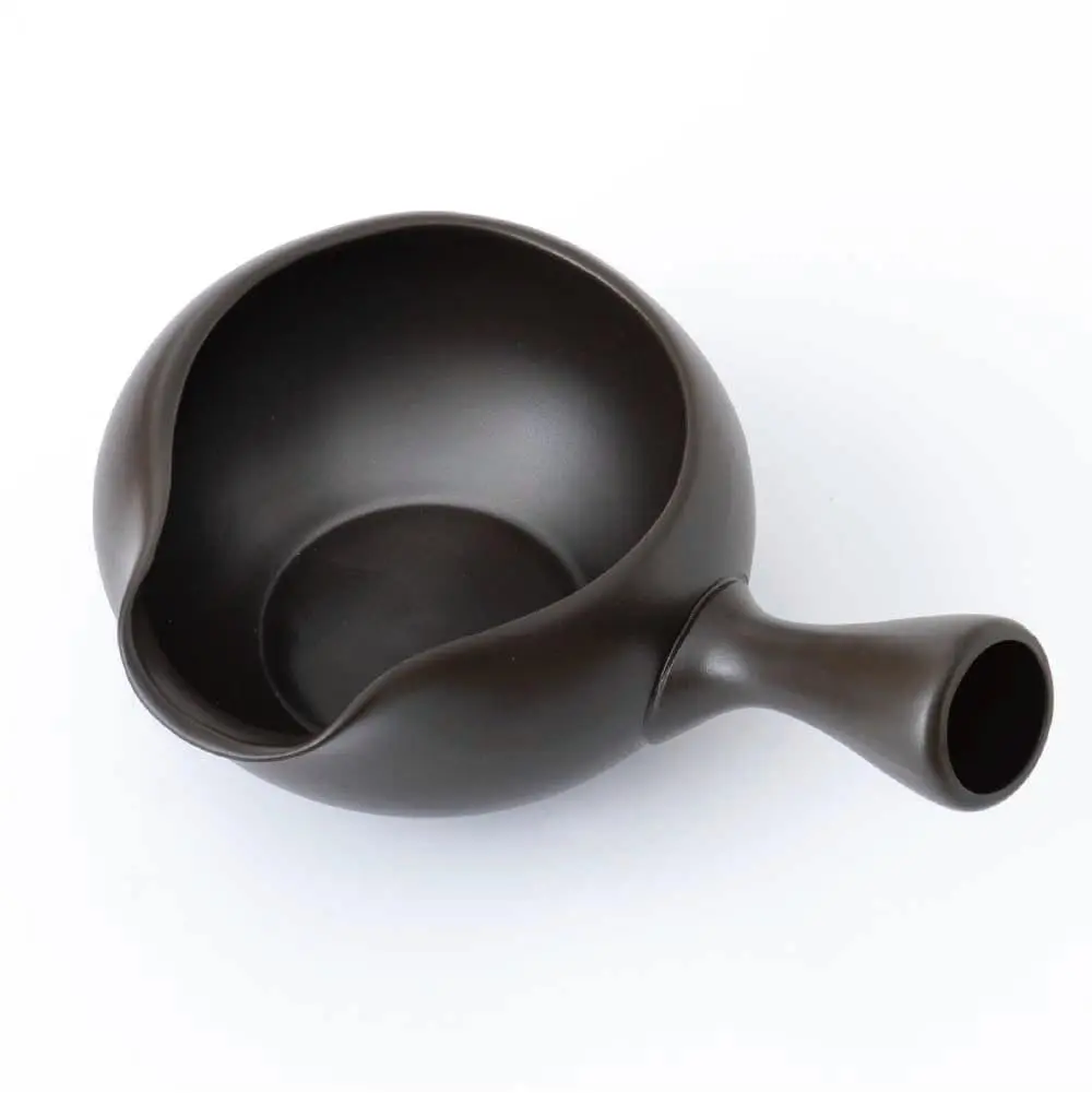 きみくら Matcha bowl with spout and handle/Yuzamashi water cooler for green tea | Japanese Tea KIMIKURA (Black) - view 5