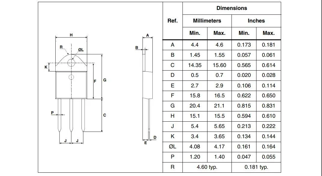 Bridgold 5pcs BTA41-800B Triac Gate Trigger 40A 800V | High Surge Current, Stable Performance - view 5