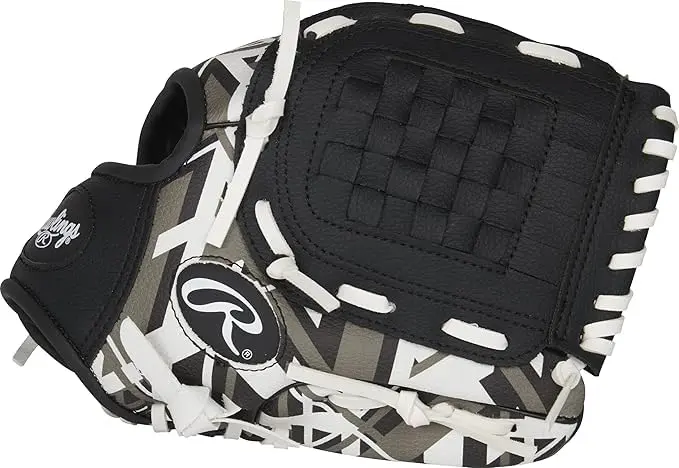 Rawlings Remix T-Ball & Youth Baseball Glove Right Hand Throw 9" Black | Utility Glove for Ages 3-6 - view 3