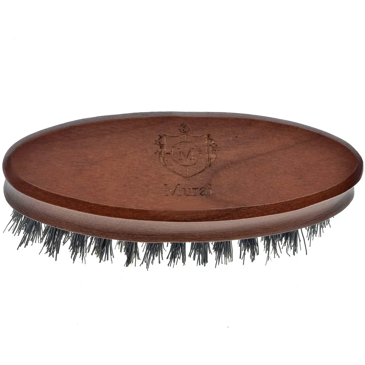 Murai by Giorgio GM4S Soft Boar Bristle Beard Brush - Travel Size for Men, Cherrywood Handle | Spreads Natural Oils for Shine & Malleability - view 6