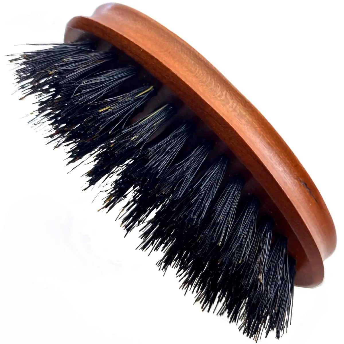 Murai by Giorgio GM4S Soft Boar Bristle Beard Brush - Travel Size for Men, Cherrywood Handle | Spreads Natural Oils for Shine & Malleability - view 2