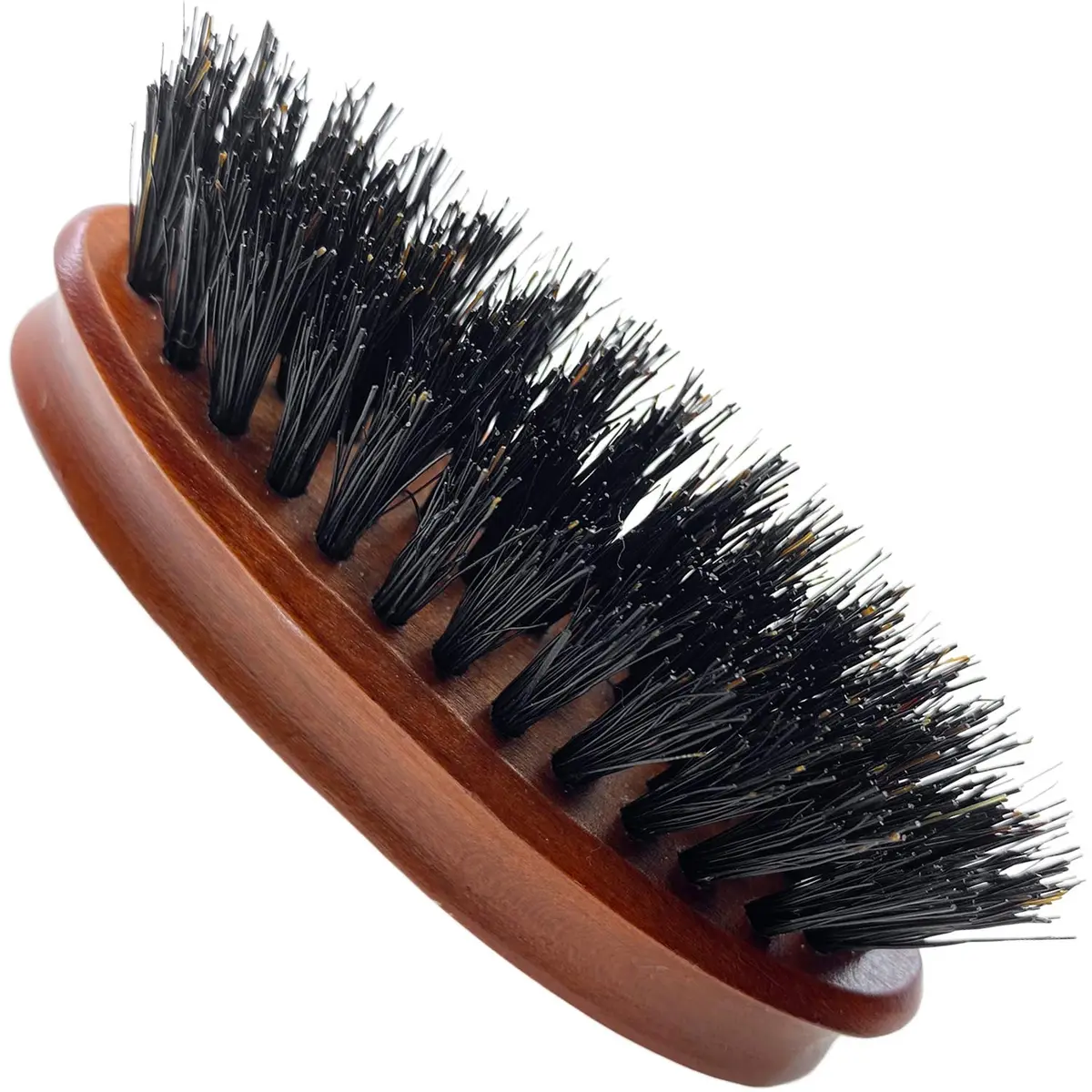 Murai by Giorgio GM4S Soft Boar Bristle Beard Brush - Travel Size for Men, Cherrywood Handle | Spreads Natural Oils for Shine & Malleability - view 3