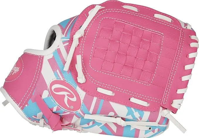 Rawlings Remix T-Ball & Youth Baseball Glove Right Hand Throw 9" (22.86 cm) Pink | Utility Glove for Ages 3-5 - view 3
