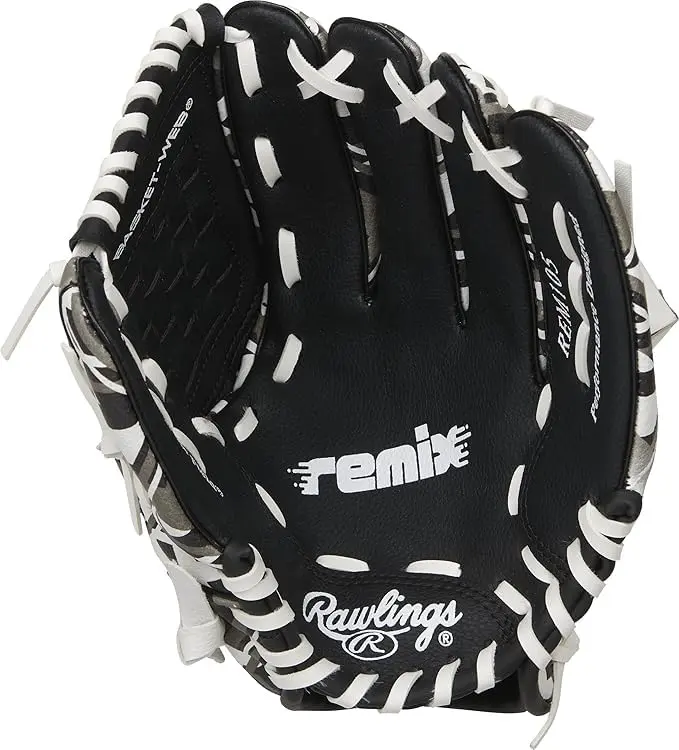 Rawlings Remix T-Ball & Youth Baseball Glove Left Hand Throw 9" (22.86 cm) | Utility Glove for Ages 3-5 - view 5