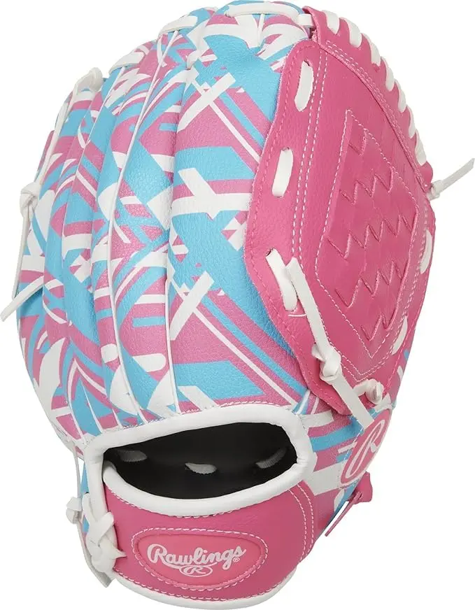 Rawlings Remix T-Ball & Youth Baseball Glove Left Hand Throw 9" (23cm) Pink | Utility Glove for Ages 3-5 - view 8