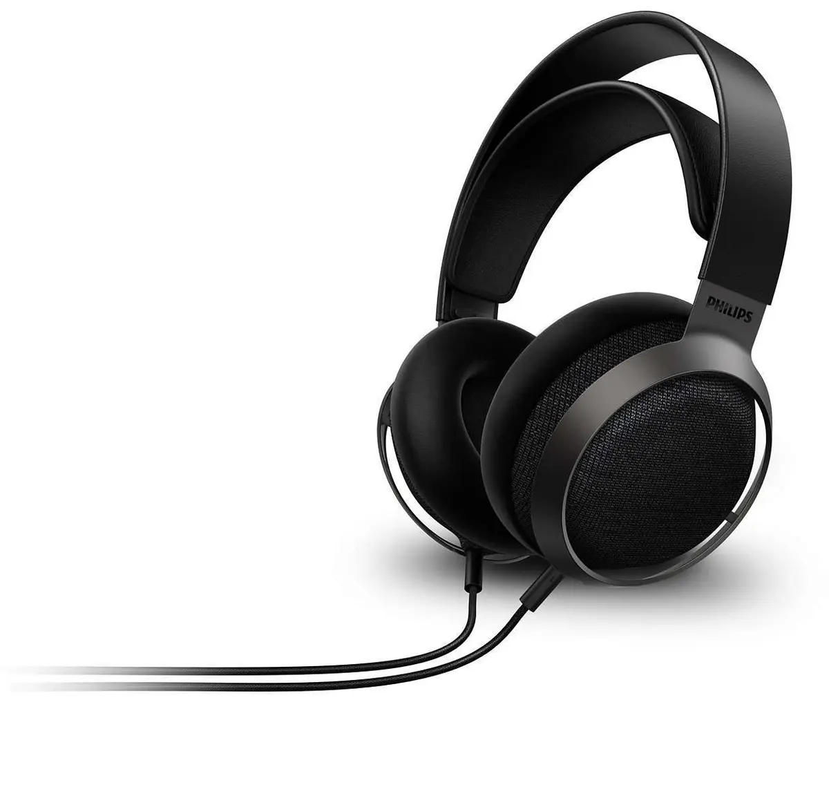 Philips Fidelio X3 Over Ear Headphones | Open-Back Studio Monitor, 50mm Diaphragms, Hi-Res Certified, Premium Leather, Wired - main product image