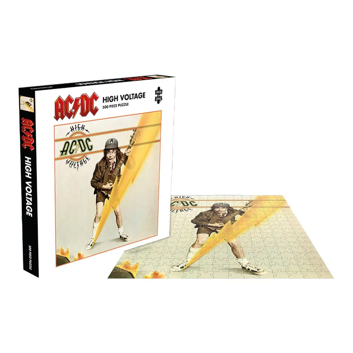 RockSaws AC/DC High Voltage 500 Piece Jigsaw Puzzle for Adults | Album Cover Art Collectible Music Puzzle 16"x16" - view 3