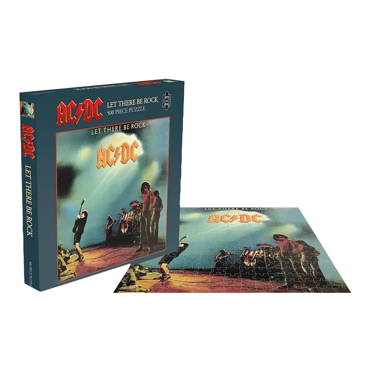 RockSaws AC/DC Let There Be Rock 500 Piece Jigsaw Puzzle | Classic Rock Album Cover for Adults & Collectors - view 3