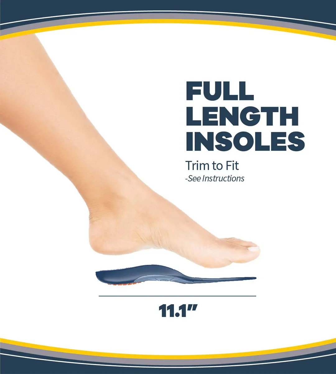 Dr. Scholl's Knee Pain Relief Orthotics for Women's 5.5-9 | Immediate & All-Day Pain Relief with Shock Guard - view 6