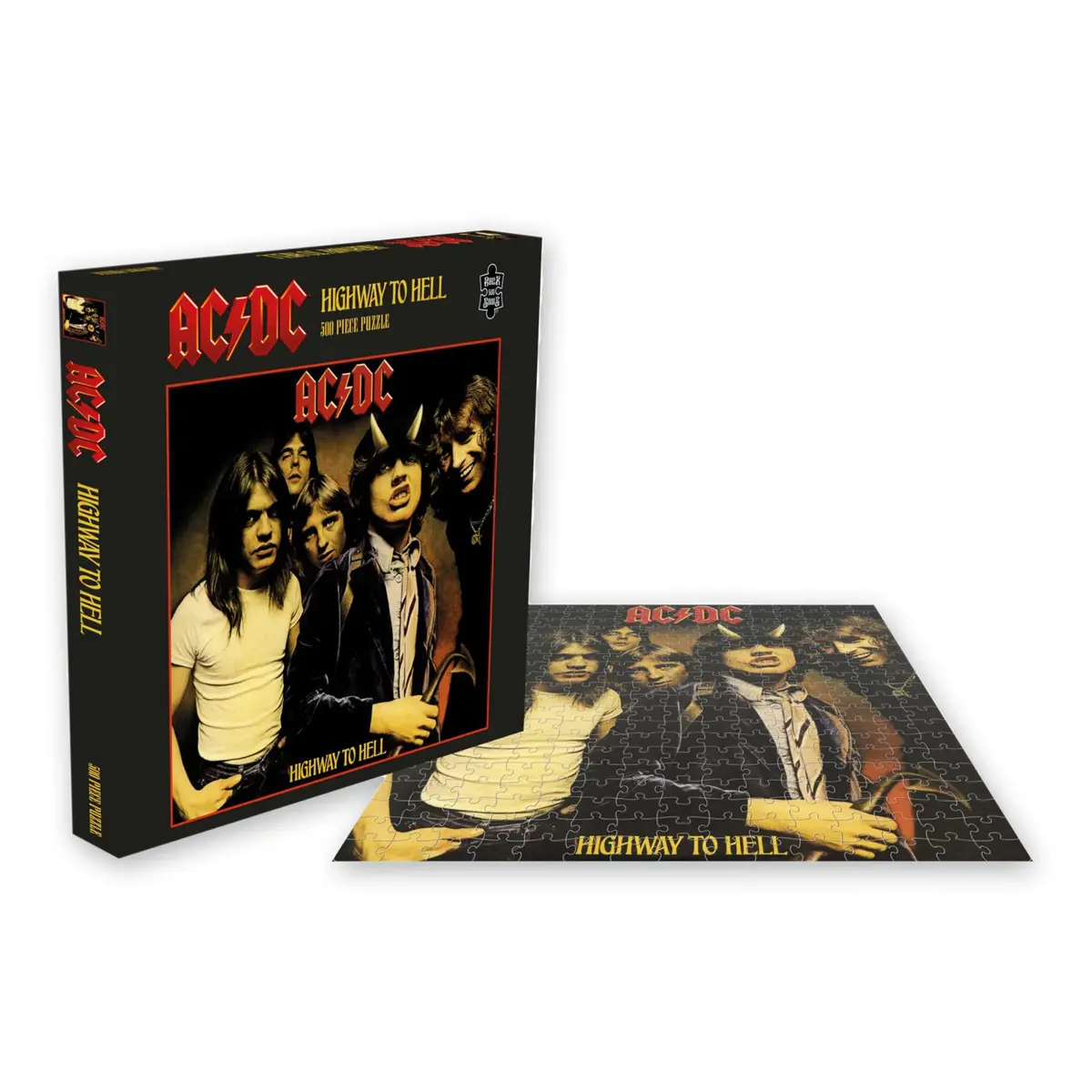 RockSaws AC/DC Highway to Hell 500 Piece Jigsaw Puzzle | Officially Licensed Music Memorabilia (41cm x 41cm) - view 3