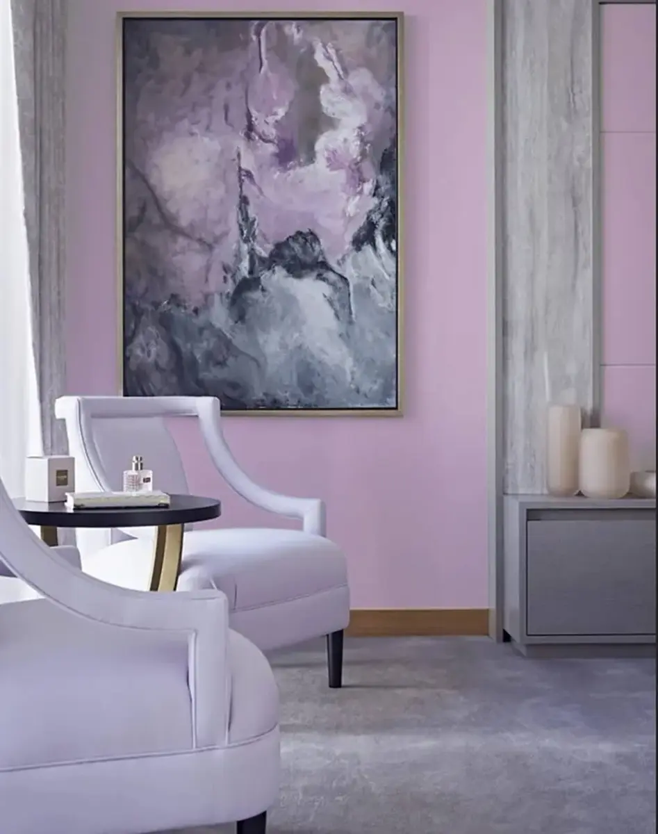 Dimoon Purple Peel and Stick Wallpaper 45.5cm (17.7") x 300cm (118") | Renter-Friendly Textured Vinyl Roll - view 4