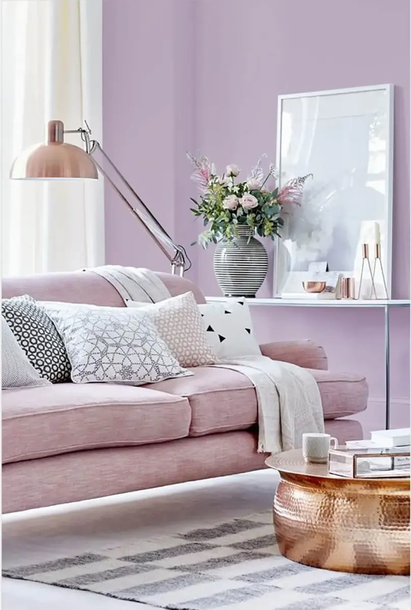 Dimoon Purple Peel and Stick Wallpaper 45.5cm (17.7") x 300cm (118") | Renter-Friendly Textured Vinyl Roll - view 2