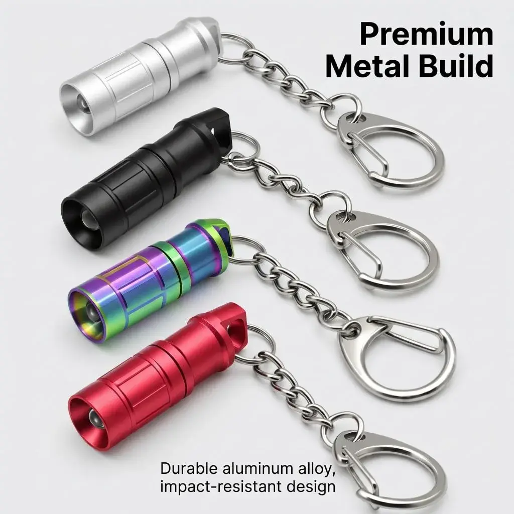 Nitefox e1 Micro Keychain Flashlight 3.3cm (1.3in) | World's Smallest EDC Light - view 7