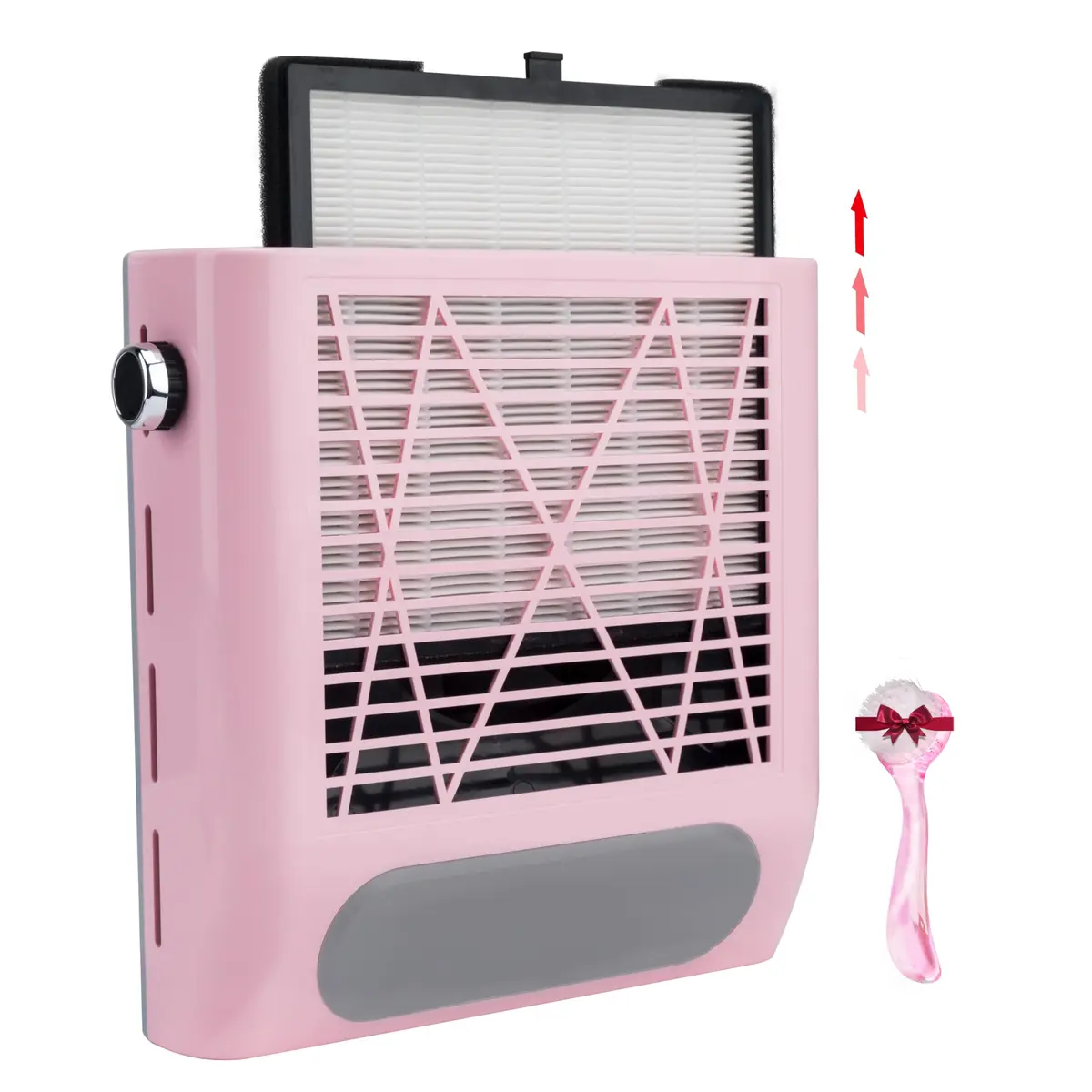 CoFashion Nail Dust Collector for Acrylic Nails 80W Adjustable Vacuum Machine | Powerful Dust Extraction for Manicure - main product image