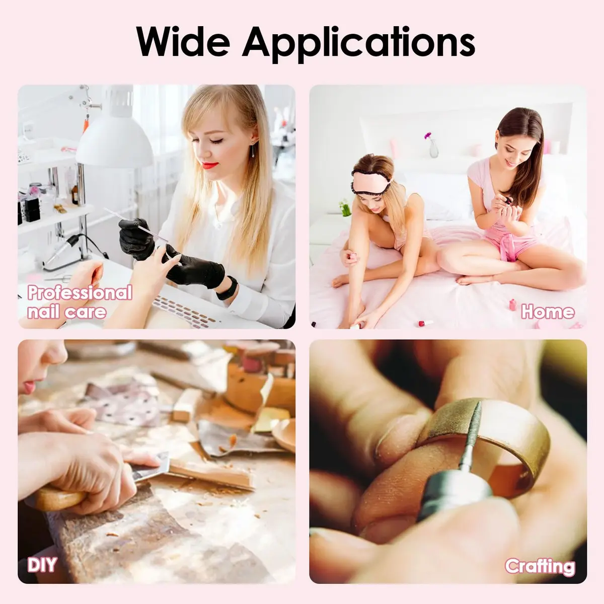 CoFashion Nail Dust Collector for Acrylic Nails 80W Adjustable Vacuum Machine | Powerful Dust Extraction for Manicure - view 8