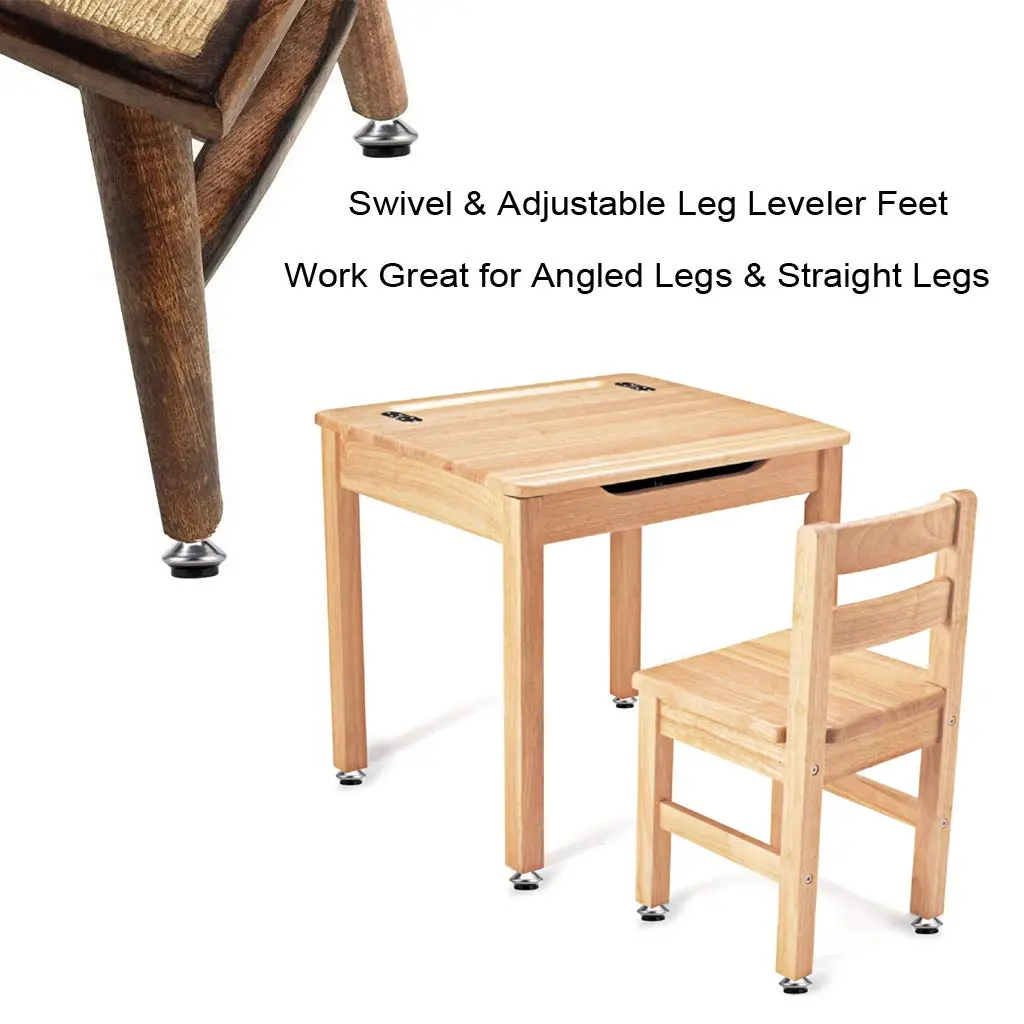 OwnMy M6 Adjustable Swivel Leveling Feet 12PCS Metal Adjustable Table Feet | Floor-Friendly & Adjustable - view 6